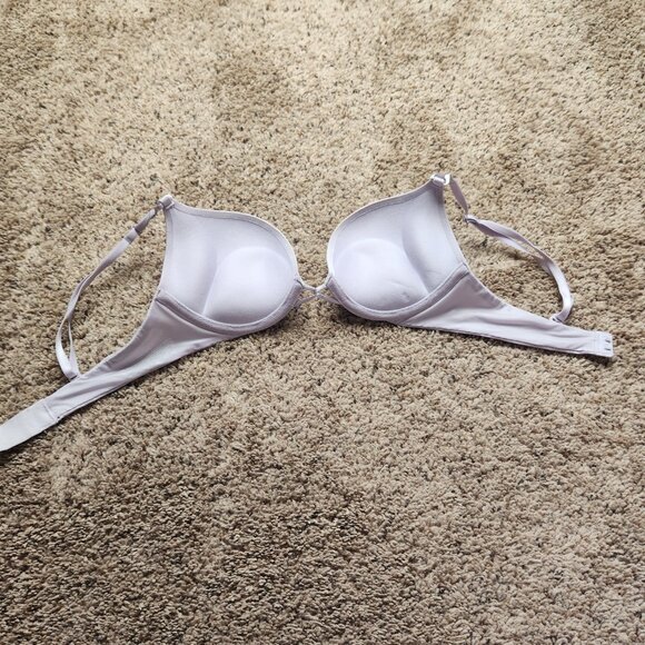 Victoria's Secret Purple Bombshell Plunge Rhinestone Push Up Bra - Picture 3 of 7